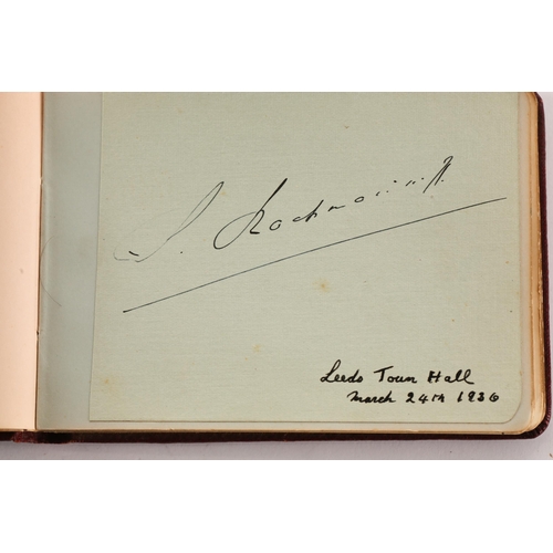 474 - Musical autographs: The autograph album of Joyce Proctor, dated 1936, containing the autographs of m... 