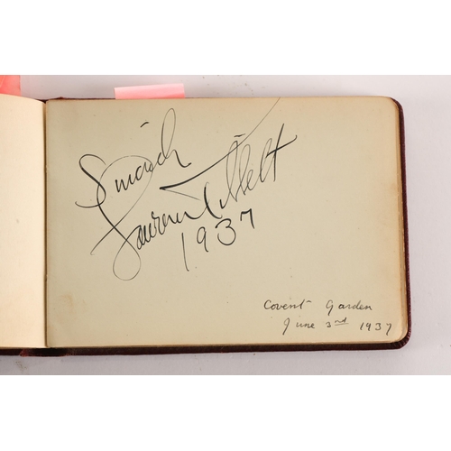 474 - Musical autographs: The autograph album of Joyce Proctor, dated 1936, containing the autographs of m... 