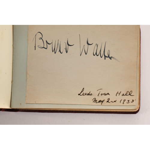 474 - Musical autographs: The autograph album of Joyce Proctor, dated 1936, containing the autographs of m... 