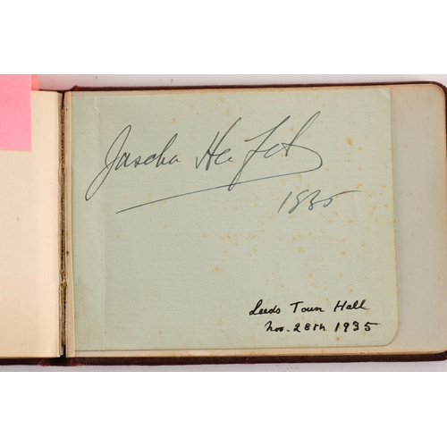 474 - Musical autographs: The autograph album of Joyce Proctor, dated 1936, containing the autographs of m... 