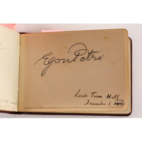 474 - Musical autographs: The autograph album of Joyce Proctor, dated 1936, containing the autographs of m... 