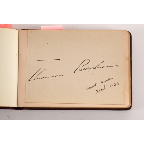 474 - Musical autographs: The autograph album of Joyce Proctor, dated 1936, containing the autographs of m... 