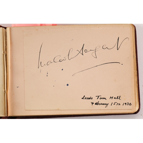 474 - Musical autographs: The autograph album of Joyce Proctor, dated 1936, containing the autographs of m... 