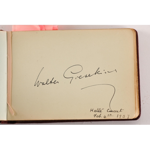 474 - Musical autographs: The autograph album of Joyce Proctor, dated 1936, containing the autographs of m... 