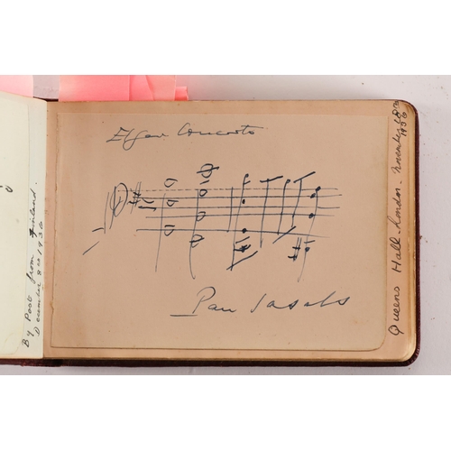 474 - Musical autographs: The autograph album of Joyce Proctor, dated 1936, containing the autographs of m... 