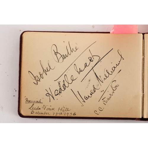 474 - Musical autographs: The autograph album of Joyce Proctor, dated 1936, containing the autographs of m... 