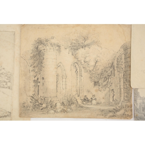 73 - Attributed to Benjamin Robert Haydon (British, 1786-1846), a group of several pencil sketches and pr... 