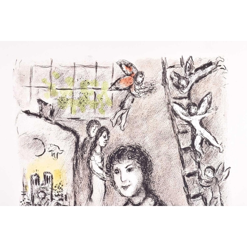 100 - † Marc Chagall (Russian,/French 1887 - 1985) 'Le peintre devant le tableau', limited edition colour ... 