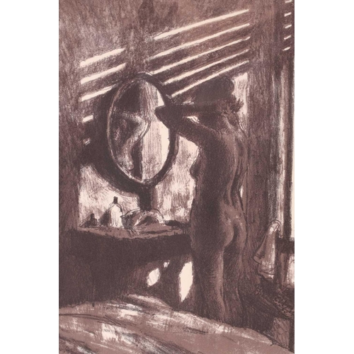 114 - † Bernard Dunston RA (1920-2017), 'Curwen Archive', study of a female nude, lithographic print on pa... 