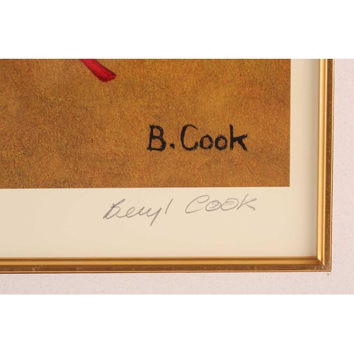 121 - † Beryl Cook (1926-2008), 'Strip Poker', limited edition signed lithograph, numbered 79/650 with cer... 