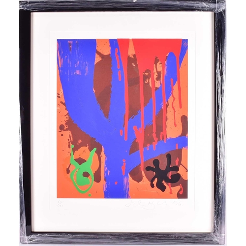 126 - † John Hoyland (1934-2011) Britsh, 'Dream', screenprint in colours, 1996, signed and numbered 50 fro... 