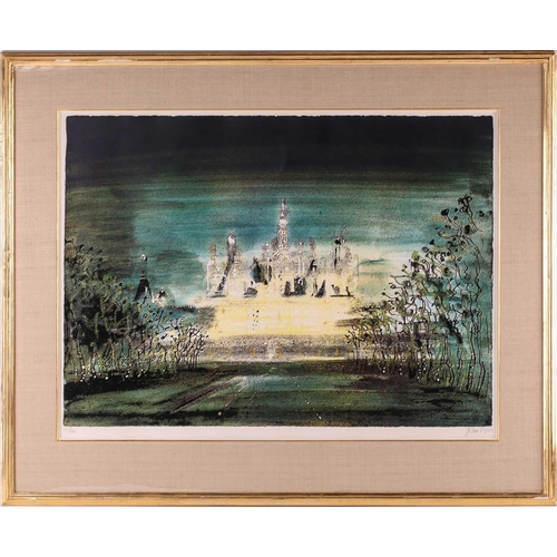 127 - † After John Piper CH (1903-1992), ‘Harlaxton Hall’, limited edition signed screen-print, numbered 2... 