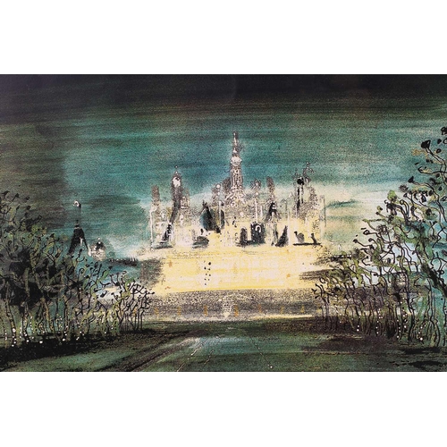 127 - † After John Piper CH (1903-1992), ‘Harlaxton Hall’, limited edition signed screen-print, numbered 2... 