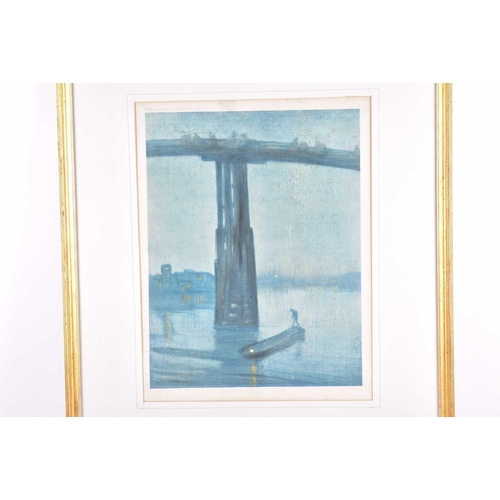 143 - After James Abbott McNeill Whistler (1834-1903), 'Nocturne: Blue and Gold - Old Battersea Bridge', a... 