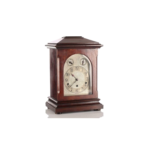 441 - An early 20th century 8-day triple train mantle clock with 