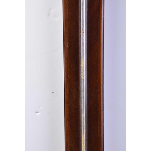 448 - An early 19th century F. Saltery (Salteri) & Co of Nottingham mercurial stick barometer, thermometer... 