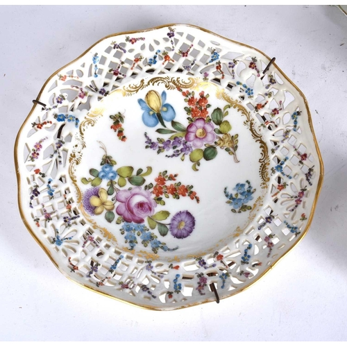 507 - A collection of European porcelain including a pair of 18th-century lady and gallant in colourful co... 