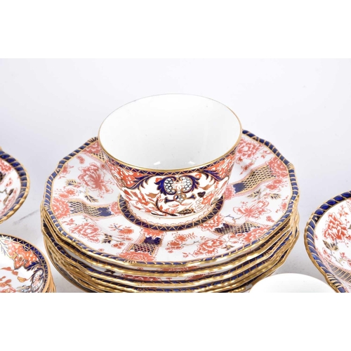 526 - A collection of Royal Crown Derby Imari, comprising a part tea and coffee service, pattern 383, circ... 