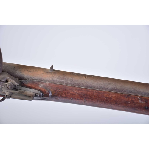 550 - A Victorian short land pattern flintlock 