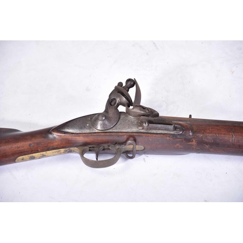 550 - A Victorian short land pattern flintlock 