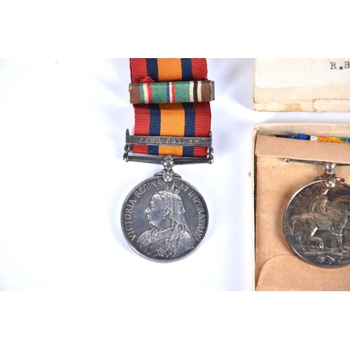 553 - A Queen Victoria South Africa medal, awarded to 5836 Pte G Howard The Queens, with Cape Colony clasp... 