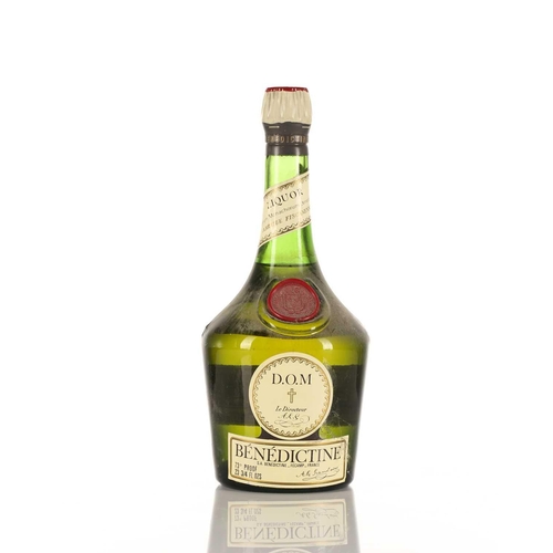 558 - A bottle of 1960 Armagnac de Montal, together with five bottles of D.O.M. Benedictine, two bottles o... 