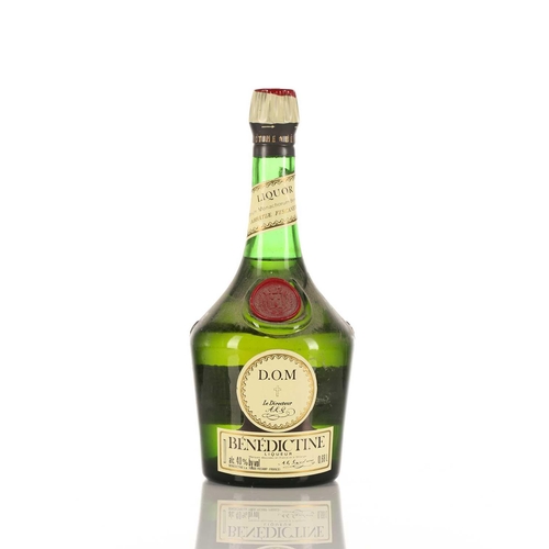 558 - A bottle of 1960 Armagnac de Montal, together with five bottles of D.O.M. Benedictine, two bottles o... 