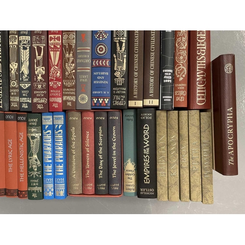 586 - A quantity of Folio Society books, largely of Classical world interest, 39 volumes