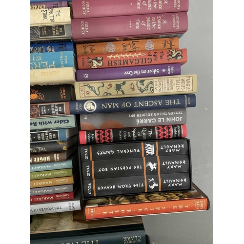 602 - A mixed collection of fiction and non fiction Folio Society books, 68 volumes