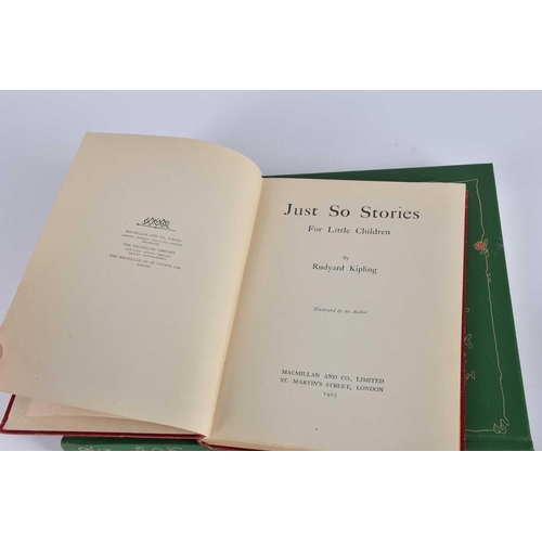 588 - Four books, Little Lord Faunteroy, Peter & Wendy by J.M Barrie, Just So Storied by Rudyard Kipling &... 