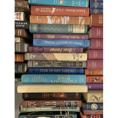 602 - A mixed collection of fiction and non fiction Folio Society books, 68 volumes