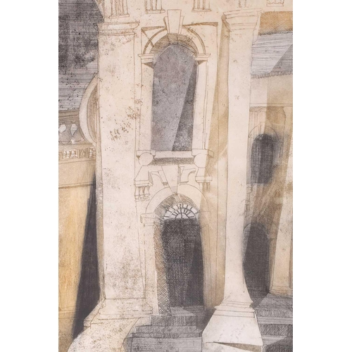 7 - Alison Neville (b.1945), two limited edition signed etchings, 'St Johns Smith Square II' (numbered 2... 