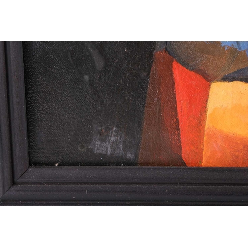 70 - 20th century school, Sailor, unsigned oil on canvas, 49.5 cm x 60 cm in an ebonised wooden frame.