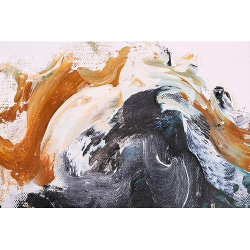 79 - Maggi Hambling (b.1945) British, ‘Summer Wave IV’ 2011, oil on canvas, signed and dated verso, 25.5 ... 