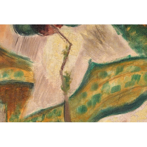 81 - Henri Le Fauconnier (1881-1946) French, abstract landscape, oil on canvas, signed and dated 1913, 59... 