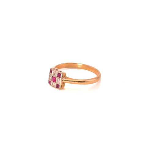 53 - Three multi-gem rings; A Victorian seed pearl and garnet ring in 15ct gold (three pearls deficit), C... 