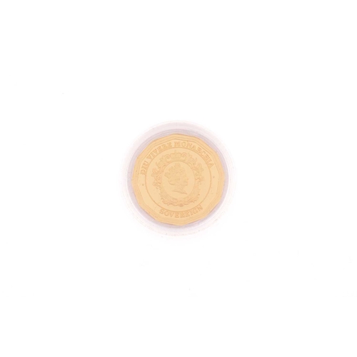 273 - An Elizabeth II proof full sovereign, dated 2017. Cased