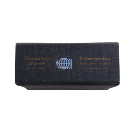 275 - International Society of Postmasters commemorative album, 1975-1977, thirty six First Day Covers eac... 