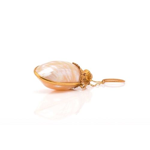 287 - Collection of small Continental objects of virtue including a French gilt metal scent bottle painted... 