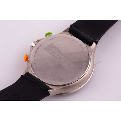 293 - A lot consisting of two watches a Seiko 5 sports automatic watch and a United Colors Of Benetton chr... 