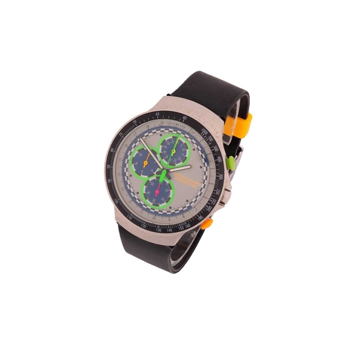 293 - A lot consisting of two watches a Seiko 5 sports automatic watch and a United Colors Of Benetton chr... 