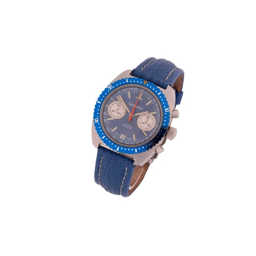 295 - An Ando-Watch chronograph divers watch, featuring a Valjoux Swiss-made hand-wound, chronograph movem... 