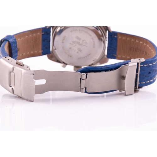 295 - An Ando-Watch chronograph divers watch, featuring a Valjoux Swiss-made hand-wound, chronograph movem... 