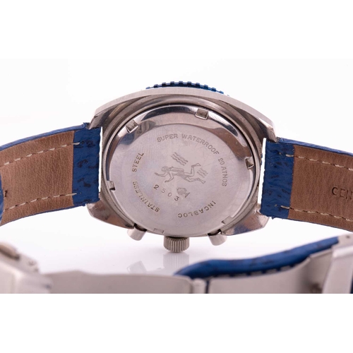 295 - An Ando-Watch chronograph divers watch, featuring a Valjoux Swiss-made hand-wound, chronograph movem... 