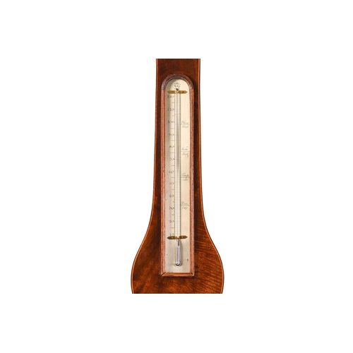 170 - J. Pencia of Aylesbury an early 19th-century four-function mercurial barometer/ thermometer, with le... 