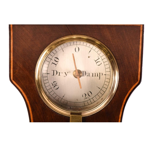 170 - J. Pencia of Aylesbury an early 19th-century four-function mercurial barometer/ thermometer, with le... 