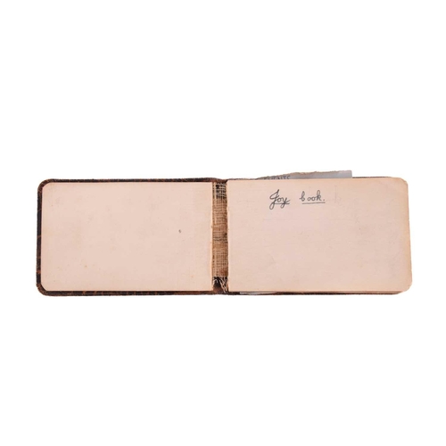 204 - A mid-20th century autograph book, containing numerous signatures to include, Isobel Cripps (1891-19... 