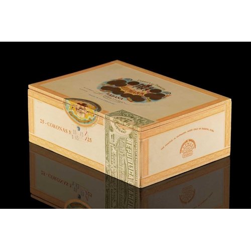 239 - A sealed box of 25 H. Upmann Coronas Major cigars, an opened box of 23 H. Upmann Coronas major cigar... 