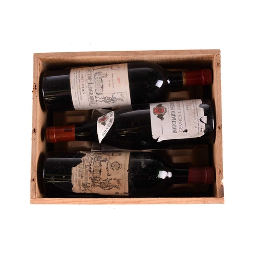 242 - Six bottles of 1996 Chateau Beauval Bordeaux, sealed OWC, together with a case of mixed wine, compri... 