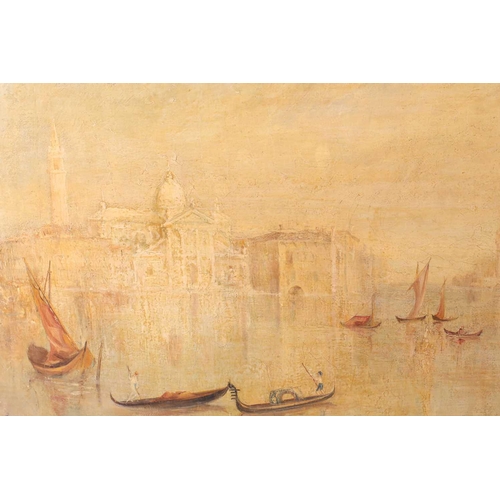 37 - Follower of JMW Turner (1775-1851), a view of Venice, unsigned oil on canvas, late 19th century, 59.... 